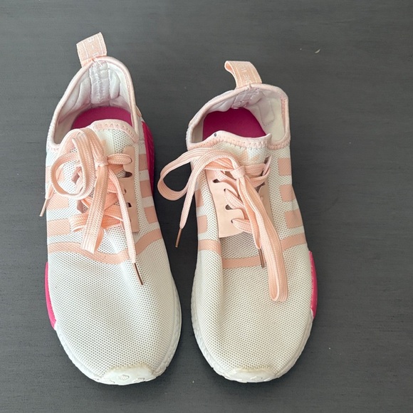 adidas Shoes - adidas Pink and White Women's Sneakers